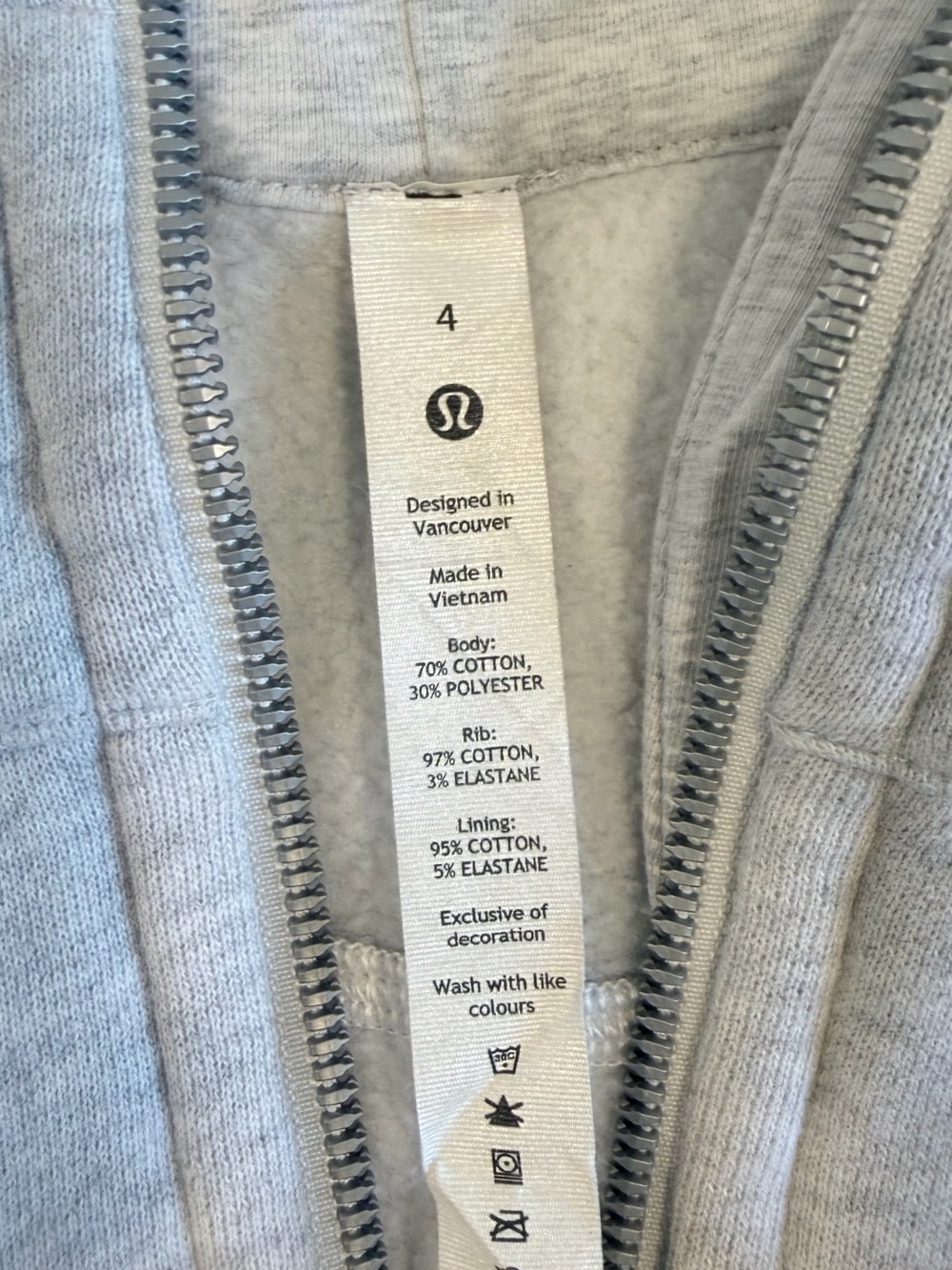 Lululemon Full-Zip Cropped Scuba
Hoodie- Size 4 - Picture 3 of 5